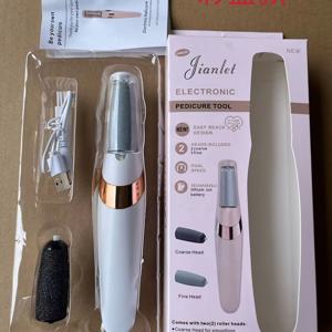 TEMU 휴대용 USB 충전식 전기 발 각질 제거기 - 고출력, 무취 페디큐어 도구, 매끄러운 발을 위한 전기 발 파일, 휴대용, 각질 제거기, 각질 제거 도구