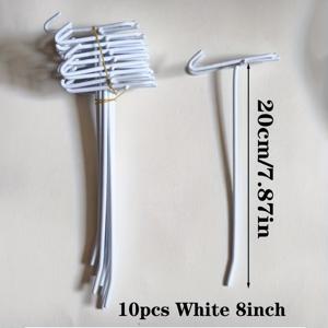 TEMU 10pcs 내구성이 뛰어난 철제 미완성 후크, 디스플레이 및 조직을 위한 - 보석, 휴대폰, 슈퍼마켓 선반에 대한 다목적 사용을 위한
