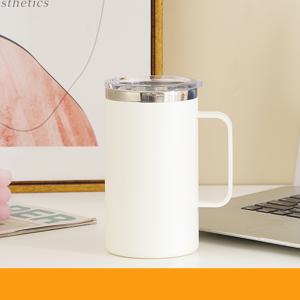 TEMU 1pc 스테인리스 슋 텀블러, 대용량 커피 컵, 밀크 티 컵, PP 바디 304 스테인리스 슋 라이닝, 스포츠 및 야외 레저 컵