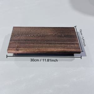 TEMU 1pc 소박한 나무 욕실 트레이, 11.81인치/30cm, 천연 원목 세면대 선반, 조리대 비누 선반, 농가 장식용 받침대, 커피 바 디스플레이 라이저, 다양한 방 유형에 다재다능, 골든 파이프 없음, 스탠딩 선반