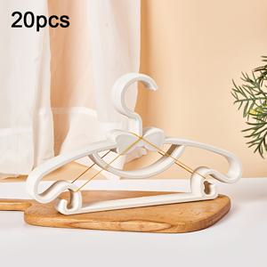 TEMU 20개/30개 어린이용 플라스틱 작은 옷걸이, 어린이용 건조대, 내구성 있고 미끄럼 방지