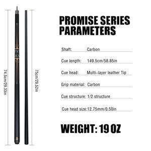 TEMU 12.75mm 다층 팁 고품질 핫 실버 패턴 장식된 당구 큐 스테인리스 스틸 퀵 쓰리-투스 카본 파이버 프론트 림 당구 큐 메이플 핸들 - 내구성 있고 균형 잡힌 무게, 부드러운 타격, 미국 및 캐롬 당구 애호가에게 이상적인 아버지의 날 선물, 크리스마스에 가장 적합