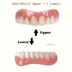 TEMU 조절 가능하고 내구성 있는 치아 보관기 - 편안한 착용감, 쉬운 세척, 얼룩 방지 스마일 교정기, 일상 사용용, 발렌타인데이 선물, 귀여운 & 섹시한 디자인, 휴일 테마, 플라스틱 소재, 전원 필요 없음