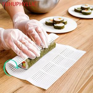 TEMU YUHUPHYLLIC 재사용 가능한 스시 롤링 매트 - 초보자 및 DIY 애호가를 위한 사용하기 쉬운 플라스틱 스시 만들기 도구, 식품 안전 표면, 집에서 만든 스시 롤에 이상적, 초보자 스시 키트|사용자 친화적 디자인, 스시 롤 메이커
