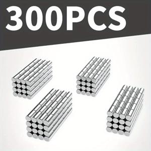 TEMU 90/180/300개 원통형 네오디뮴 자석, 5x10mm, 영구 자석, 가정용, 창의적인 아트 사진 벽, 가족 추모 사진 벽, 자석 벽, 금속 벽, 고정된 북마크, 침실, 주방