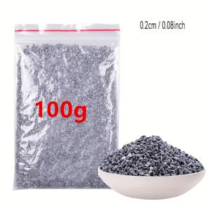 TEMU 100g 리얼리스틱 그레이 미니어처 레일웨이 자갈 - 다이어라마, 전쟁 게임, 정원 장식용 DIY 모델 트랙 코너스톤, 취미 및 공예가들을 위한 완벽한 모형 기차 액세서리