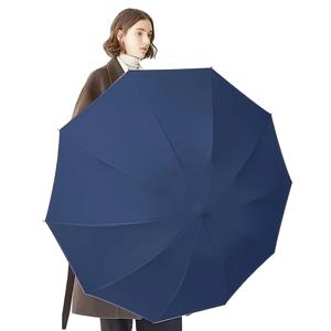 TEMU 1-2인용 자동 접이식 우산, 바람과 햇빛에 내마모된 소재로 제작된 스타일리시하고 미니멀한 야외 우산, 독특한 후크 핸들로 남녀 모두에게 적합한 선물로 친구, 가족, 크리스마스 선물로 적합합니다.