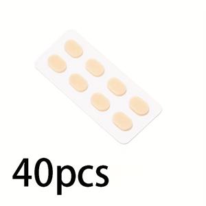 TEMU 40개 소프트 스폰지 안경 코패드 - 대형 프레임용 안티 슬립, 편안한 피트 PVC 귀걸이, 장식용 꽃 디자인, 편안한 액세서리|장식용 코패드|소프트 텍스처|안경코받침