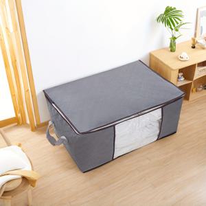 TEMU 120L/90L/75L, 옷, 침구, 장난감 등 보관에 적합, 내구성 있는 직물, 보관 문제를 쉽게 해결할 수 있음, 비직물, 지퍼 잠금, 옷 보관 정리기
