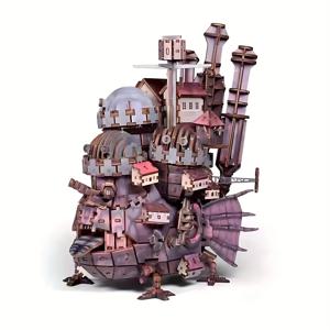 TEMU 3D 목조 성 미로 - 복잡한 타워와 세일이 있는 도전적인 미니어처 인형집 키트 - 휴일과 생일, 축제 홈 데코, 축제 홈 데코|복잡한 성 디자인|목재 구조, 성 장식