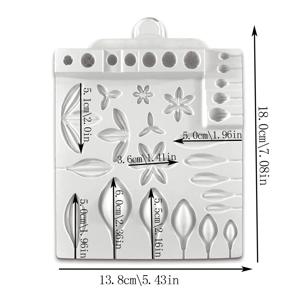 TEMU 1pc 식물 즙이 많은 Stamens 실리콘 몰드 퐁당 케이크 토퍼 몰드 캔디, 컵케익 탑 장식 몰드 초콜릿 몰드 주방 용품 베이킹 도구 웨딩 생일 파티 장식 몰드 재사용 가능