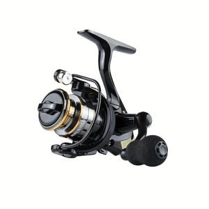 TEMU 1pc 모든 금속 내구성 금속 바디 낚시릴 HE500-800, 최대 10kg 스피닝릴, 장거리 캐스팅, 양손 사용 가능, 스테인레스 스틸 구조, 낚시 도구 보관 및 전자 캐스팅 시스템, 낚시 애호가를 위한 제품