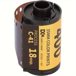 TEMU 빈티지 카메라용 필름 롤 C41 컬러 네거티브 필름 135mm 스풀 (C-41) 18장, 35mm 컬러 필름