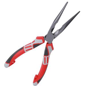 TEMU TACOMA 다목적 긴코 펜치 커터 & 크림퍼 포함 - 크롬 바나듐 강, 테플론 코팅, 단선 및 꼬임 와이어에 적합, 가정 및 공예용
