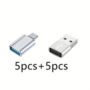 TEMU USB to USB C 어댑터 10개, USBC to USB 어댑터, USB A to USB C 어댑터, USB to USBC-C 어댑터, C to USB 어댑터, iPhone 16/15/14/13, MacBook, iPad용 USB 컨버터, 블랙