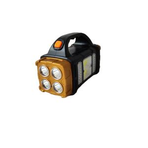 TEMU 1pc 휴대용 태양광 및 USB 충전식 LED 랜턴 플래시 라이트, 1500 마하 니켈 배터리, 전술 COB 작업 조명, 4가지 모드, 비상 전원 은행 기능, 캠핑에 이상적|보조배터리|캠핑랜턴|후레쉬