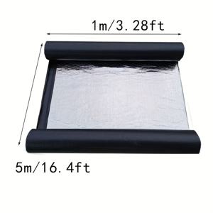 TEMU 산업용 방수 지붕 수리 테이프, 3.28ft x 16.4ft - 자체 접착, 금속, 목재, 돌의 누수 및 녹 방지