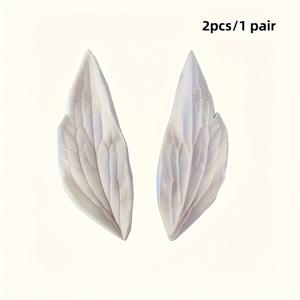 TEMU DIY 베이킹, 사탕 및 캔들 만들기용 1쌍의 잎 모양 실리콘 몰드 - 식품 등급 비독성, 쉬운 탈형 & 세척, 복잡한 정맥 디테일, 재사용 가능, 구미, 초콜릿, 비누, 푸딩, 점토 공예, 자연스러운 미학적 디자인