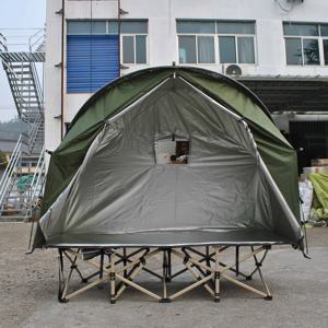 TEMU 2-in-1 접이식 없이 독립적으로 사용 가능한 군용 침대 텐트, 싱글 솔저 텐트|텐트|접이식침대|간이침대