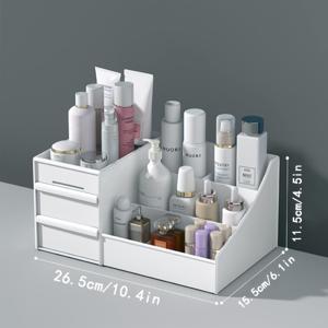 TEMU 1pc 메이크업 반야니 오리진레이터, 립스틱, 브러시, 로션, 아이섀도우, 네일 폴리쉬, 보석을 보관하기에 적합합니다. 화장품 보관용 서랍이 있는 크리스마스 장식입니다.