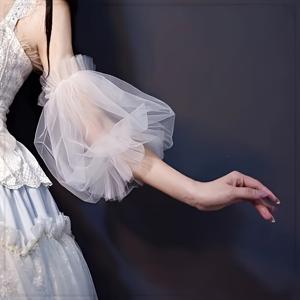 TEMU 우아한 레이스 & 튤프 오프숄더 웨딩 드레스 - 로맨틱한 블루 드레스, 골든 액센트가 있는 완벽한 웨딩, 파티, 코스프레이, 폴리에스터 섬유, 손세탁 가능, 웨딩 드레스 | 오프숄더 디자인 | 레이스 디테일링