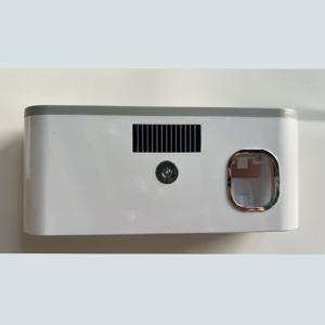 TEMU 벽걸이 USB 충전식 치실 홀더와 보관함 - 리튬 배터리, 자동 치약 분배기, 컵 홀더 - 욕실 정리에 이상적