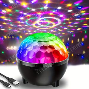 TEMU 6-LED 사운드 제어 USB-Powered LED 볼 라이트, 아름다운 디스플레이 - 침실 및 파티에 완벽한, 독립형 디자인