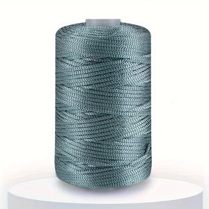 TEMU 통기성 메쉬, 초미세 2.5mm 원사 크로셰 & 뜨개질용 - 폴리에스테르, DIY 여름 모자, 슬리퍼 & 쿠션에 이상적 - , 화이트, 수박 레드, 블랙 색상 가능