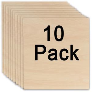 TEMU 10개 12x12 인치 빈 나무 타일, 미완성 나무 패널, 공예, 장식, DIY 프로젝트, 집 장식, 선물, 레이저 컷, 나무 태우기, 건축 모델, 염색, 14세 이상 적합