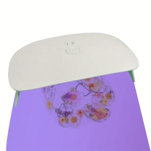 TEMU [레진 램프] 조명이 있는 보석 캐스팅을 위한 필수 도구, 21개의 밝은 비즈가 젤 폴리싱 및 건조를 가속화하며, 에폭시 레진 용품, DIY 보석 캐스팅 공예, 3D 프린팅, 필름 라미네이션, 젤 큐링, 휴대폰 커버링, 할로윈, 크리스마스, 새해, 라마단 축제 선물, 선물 증서 포함에 완벽합니다.