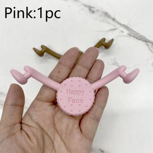TEMU 1pc V라인 스마일 쉐이퍼 & 근육 트레이너 - 실리콘 얼굴 운동기구, 입술 & 입꼬리 개선, 비전기, 무향 근육 토닝 도구, 미소 개선 - 배터리 불필요