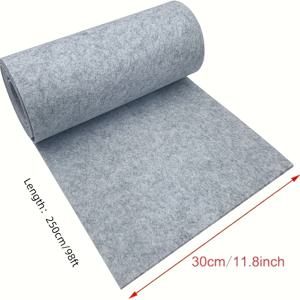 TEMU GDGDSY 1롤 펠트 롤, 11.8 x 98.4 인치 크래프트 펠트 직물 롤, 펠트 3mm 두께로 펠트 테이블 매트, 예술 및 공예 패치워크 수제 장식