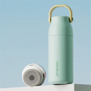 TEMU 16.91oz 스테인리스 스틸 보온컵 손잡이 포함 - 대용량, 야외 캠핑 및 여행용 휴대용 물병, 식품 안전, 화이트/핑크/그레이 색상 가능|트래블보틀