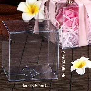 TEMU 10pcs 클리어 플라스틱 PVC 디스플레이 박스 초콜릿, 장난감, 보석, 결혼식, 생일 파티 용품, 소규모 비즈니스 아이템, 결혼식 장식, 결혼식 선물, 결혼식 액세서리