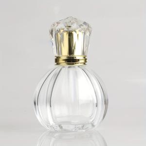 TEMU 50ml 우아한 호박 모양 유리 향수 스프레이 병, 골드 노즐 포함 - 선명한 복잡한 디자인, 반사 표면, 화장품 및 향수에 이상적, 향수 보관용 | 메탈릭 캡 마감 | 유리병