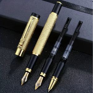 TEMU 매트 메탈 만년필 3개 세트, 일상적인 글쓰기 사무실 이리듐 누브 0.38mm/0.5mm/1.0mm, 연습용 펜 - 연습 및 멋진 깜짝 선물에 완벽합니다!