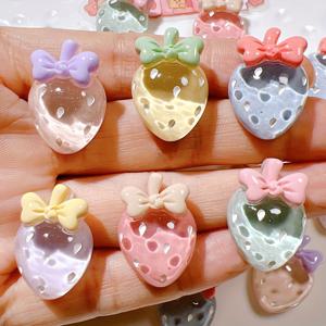 TEMU 30개 팩, 2.3cm 귀여운 딸기 레진 액세서리, 모바일 폰 케이스 장식 패치 DIY 헤어 액세서리 헤드웨어 헤어 클립 만들기 재료 장식 워크샵 액세서리 홈 데코 스크랩북 액세서리