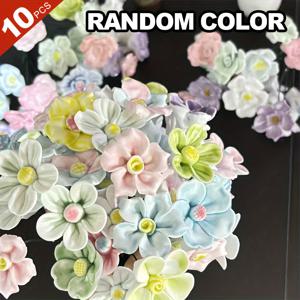 TEMU 10팩 세라믹 인공 꽃, 실물 같은 인조 꽃꽂이, 창의적인 선물, 가정 장식, 축제 크리스마스 장식, 전원 필요 없음, 배터리 필요 없음, 탁상, 실내 장식, 쇼핑몰 진열대