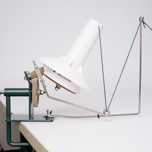 TEMU 대용량, 손으로 작동하는 헤비듀티 실볼 와인더 - 니팅 & 크로셰용 화이트 메탈 | 양모, 섬유, 끈에 이상적 | 전기 필요 없음, 니팅 액세서리 및 용품|뜨개실