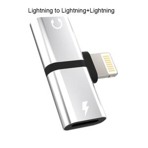 TEMU 1pc RISKAI 2-in-1 Lightning 전화 어댑터, iPhone 14/11/12/13/X/XS/MAX/XR/7/8 Plus용 충전 및 오디오 스플리터, 사운드 분석 칩이 탑재된 고음질 이어폰 커넥터