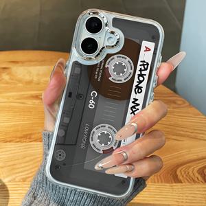 TEMU 레트로 CD심플하고 스타일리시한 폰 케이스, 아이폰 16/iPhone 16 Pro Max/16plus/16pro/ Pro Max/15plus/15pro/투명 보호 케이스, 생일 선물, , 친구, 가족 또는 자신을 위한