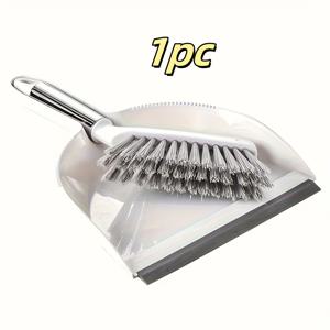TEMU 1pc 미니 빗자루 및 먼지통 세트, 가정용 소형 빗자루 및 먼지통 세트, 플라스틱 파레트 브러시, 캠핑 빗자루, 청소 소형 빗자루, 조합 창의적인 청소 도구 1-4pcs 청소 빗자루