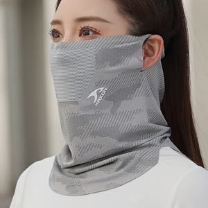 TEMU 1pc 남녀공용 여름 목 가이터 - 통기성, 신축성, 무조건 얼굴 마스크 사이클링 및 야외 스포츠, 범용 헤드기어 | 스타일리시 목 가이터 | 편안한 핏|마스크|스카프|KF94마스크