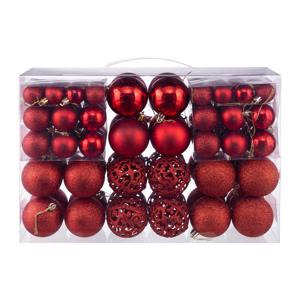 TEMU 100Pcs 크리스마스 공 장식품, 레드 그린 골드 블랙 실버 브라운 핑크 로즈 크리스마스 공 장식품 크리스마스 트리, 비산 방지 매달려 크리스마스 트리 장식