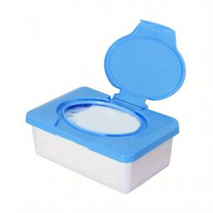 TEMU 1pc 물티슈 보관함, 물티슈 디스펜서 케이스, 뚜껑이있는 아기 물티슈 보관 케이스, 욕실 거실 용 플라스틱 물티슈 홀더 침실 세면대 수조, 홈 필수품