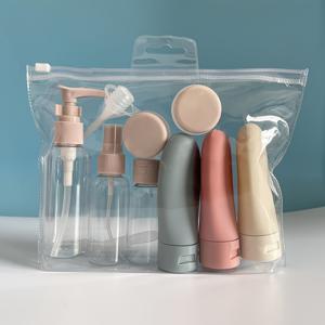 TEMU 11개입 80ML 휴대용 리필 가능 병 여행 세트 화장품 및 목욕 용품 분리된 병|트래블보틀