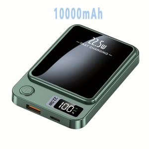 TEMU 10000mAh/5000mAh 대용량 휴대용 파워 뱅크, 자석 무선 충전기, PD20W 고속 충전, iPhone15/14/13/12 시리즈, 모바일 디지털 전자 기기, USB/Type-c/ 비상 백업 배터리 팩, 비즈니스, 선물용|보조배터리