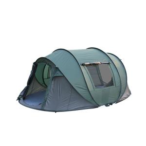TEMU 1개 210D 옥스포드 원단 자동 팝업 텐트 - 6인 가족 캠핑텐트, 레인플라이 & 통풍망 포함, 가벼운 휴대용 봄 여름 가을 야외 활동 및 축제 이벤트 쉘터