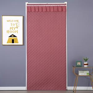 TEMU 90x210cm/35x82인치 두꺼운 겨울용 따뜻한 문 커튼, 양면 패브릭 문 커튼, 방풍 및 방설, 침실, 거실, 가정용, 방풍 문 커튼