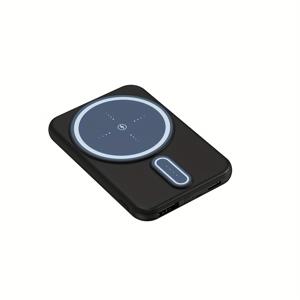 TEMU 5000mAh 무선 자석 휴대용 충전기 - 빠른 충전, 충전식 리튬 배터리, iPhone 16/15/14/13/12/Pro Max/Plus 시리즈에 이상적, 소형 및 휴대용 파워 뱅크, 휴대폰 충전 솔루션|현대 미적|소형, 휴대용 휴대폰 충전기|보조배터리